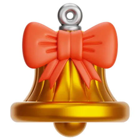 Bell And Ribbon  3D Icon