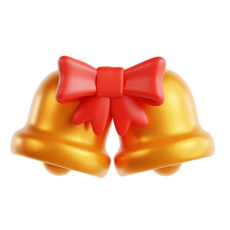 Bell and Ribbon  3D Icon