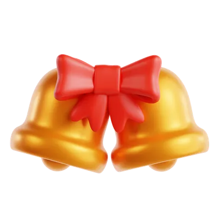 Bell and Ribbon  3D Icon