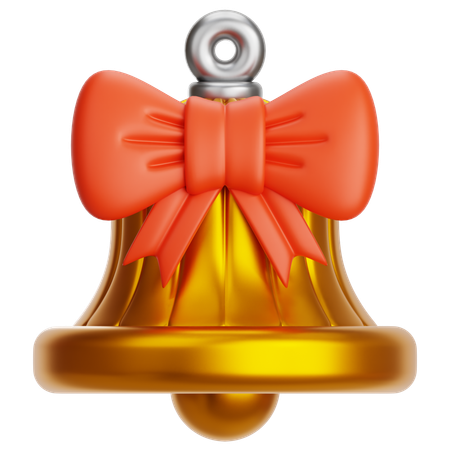 Bell And Ribbon  3D Icon