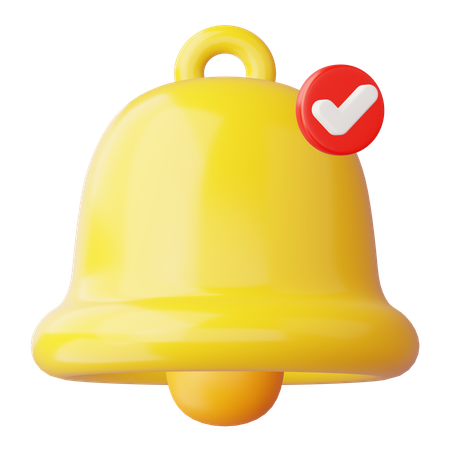 Cloche approuvée  3D Icon