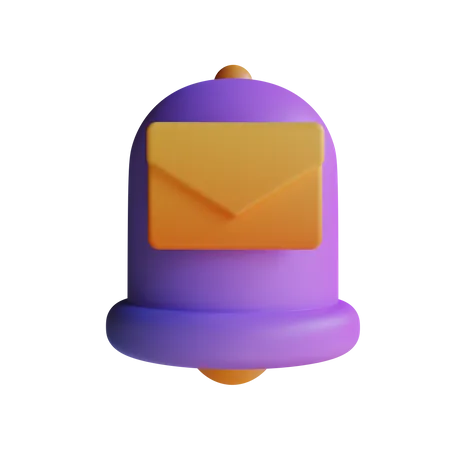 Bell Mail  3D Icon