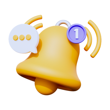 Bell Notification  3D Icon