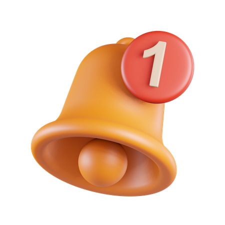 Bell Notification  3D Icon