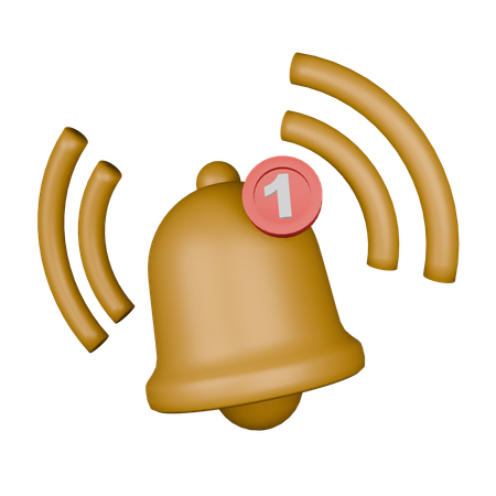 Bell Notification  3D Icon