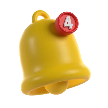 Bell Notification  3D Icon