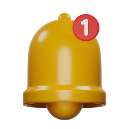 Bell Notification  3D Icon