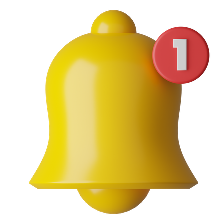 Bell Notification  3D Icon