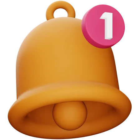 Bell Notification  3D Icon