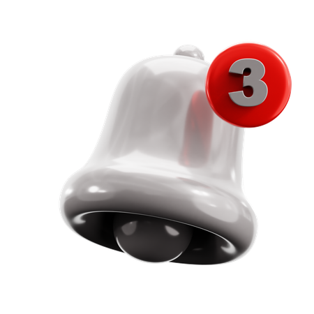 Bell Notification  3D Icon