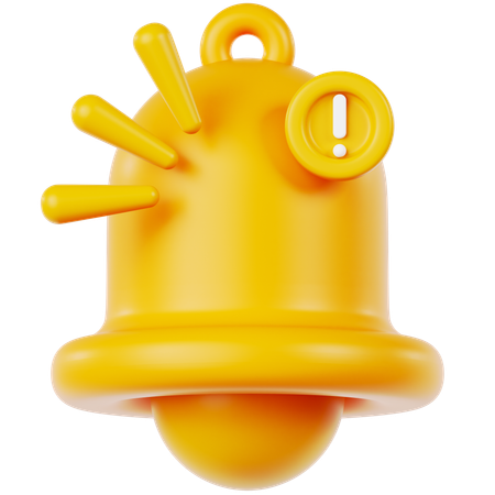 Bell Notification  3D Icon