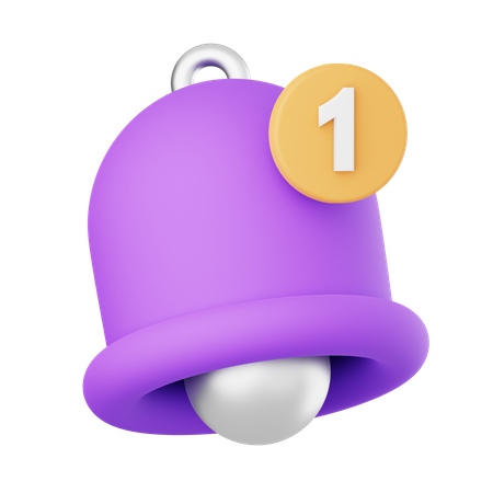 Bell notification 3D Icon