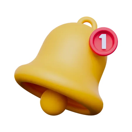 Bell Notification  3D Icon