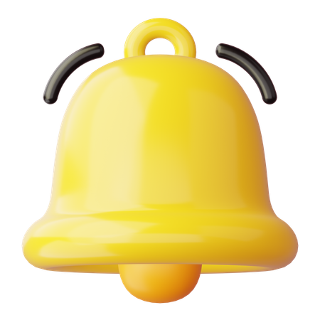 Bell Notification One  3D Icon