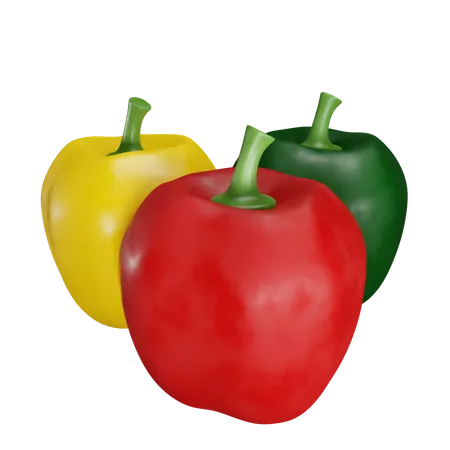 3 D Rendering Of Food Icons 3D Icon