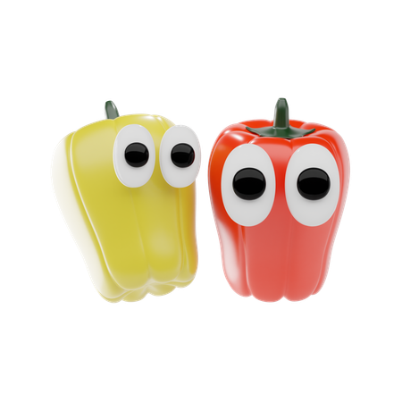 Bell Pepper  3D Icon