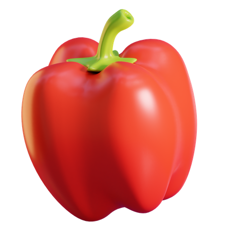 Bell Pepper  3D Icon