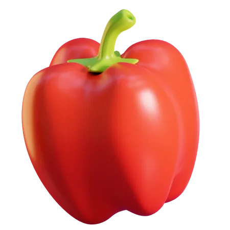 Bell Pepper  3D Icon