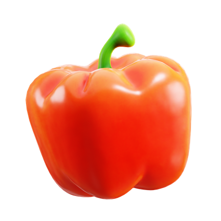 Bell Pepper  3D Icon