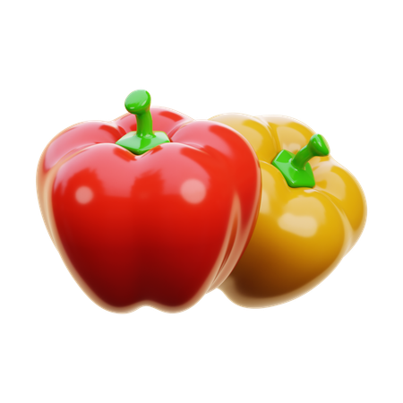Bell Pepper  3D Icon