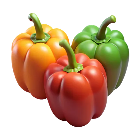 Bell Pepper  3D Icon