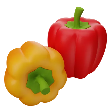 Bell Pepper  3D Icon