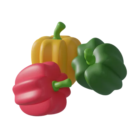 Bell Pepper  3D Icon