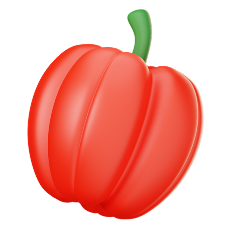 Bell Pepper  3D Icon