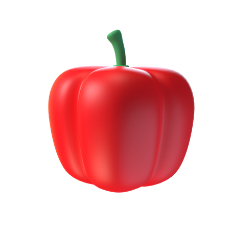 Bell Pepper  3D Icon