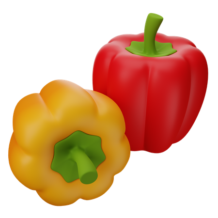 Bell Pepper  3D Icon
