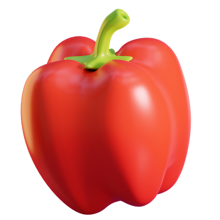 Bell Pepper  3D Icon