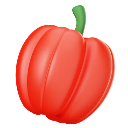 Bell Pepper  3D Illustration