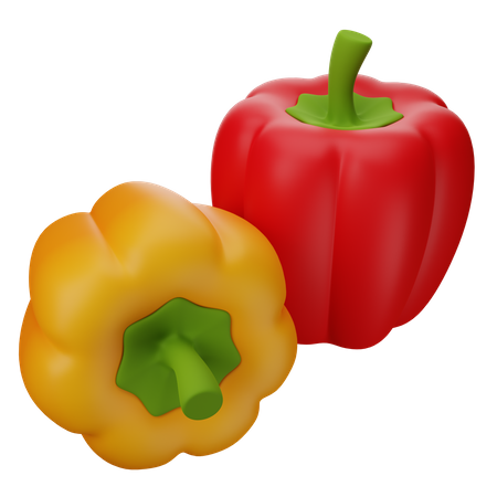 Bell Pepper 3D Icon