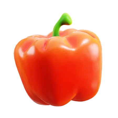 Bell Pepper  3D Icon