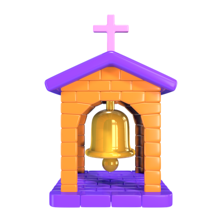 Bell Tower  3D Icon