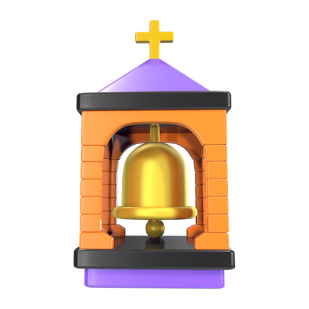 Bell Tower  3D Icon