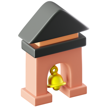 Bell Tower  3D Icon