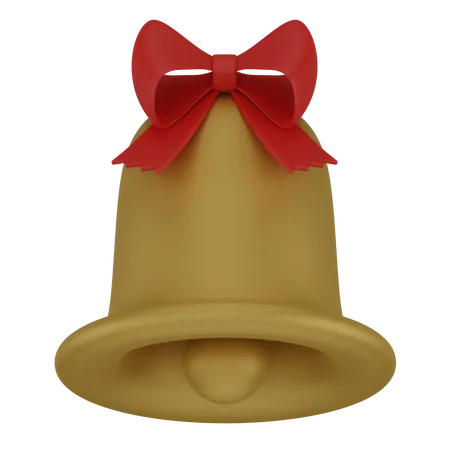 Bell With A Ribbon 3D Icon