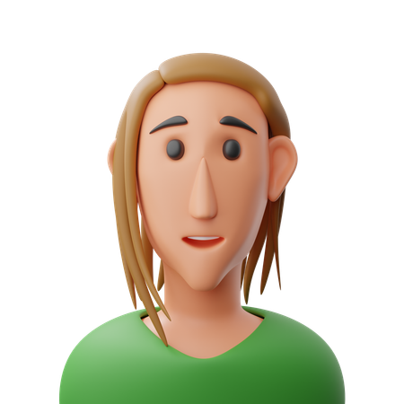 Avatar de belle femme  3D Icon