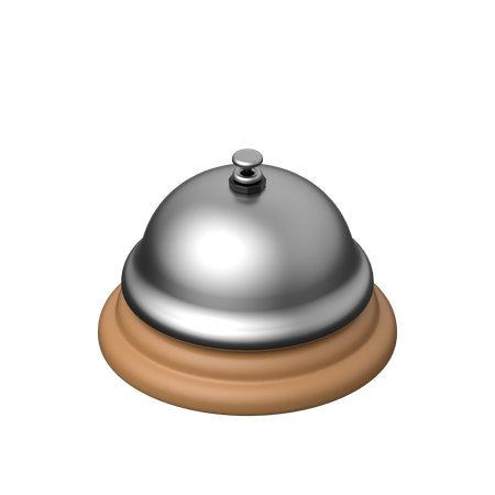 Bellhop Bell  3D Icon