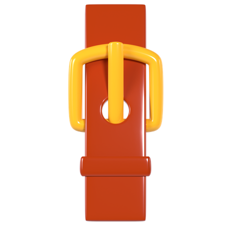 Belt Buckle 3D Illustration