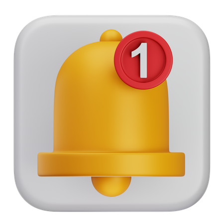 Benachrichtigung  3D Icon