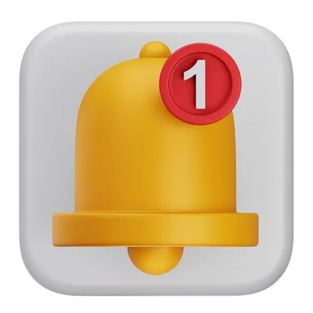 Benachrichtigung  3D Icon