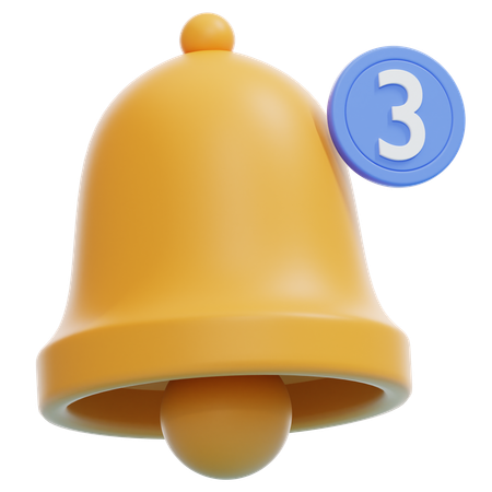 Benachrichtigung  3D Icon