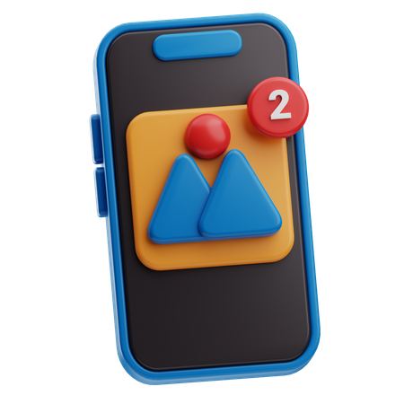 Benachrichtigung  3D Icon