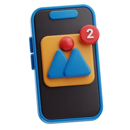 Benachrichtigung  3D Icon