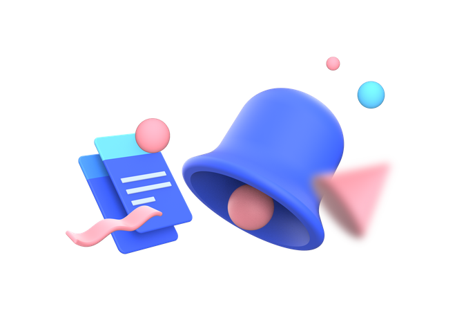 Benachrichtigung  3D Icon