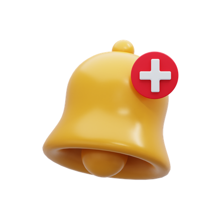 Benachrichtigung hinzufügen  3D Icon