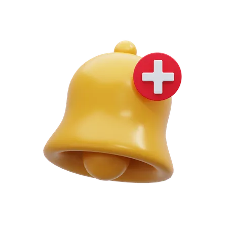 Benachrichtigung hinzufügen  3D Icon