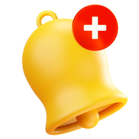 Benachrichtigung hinzufügen  3D Icon